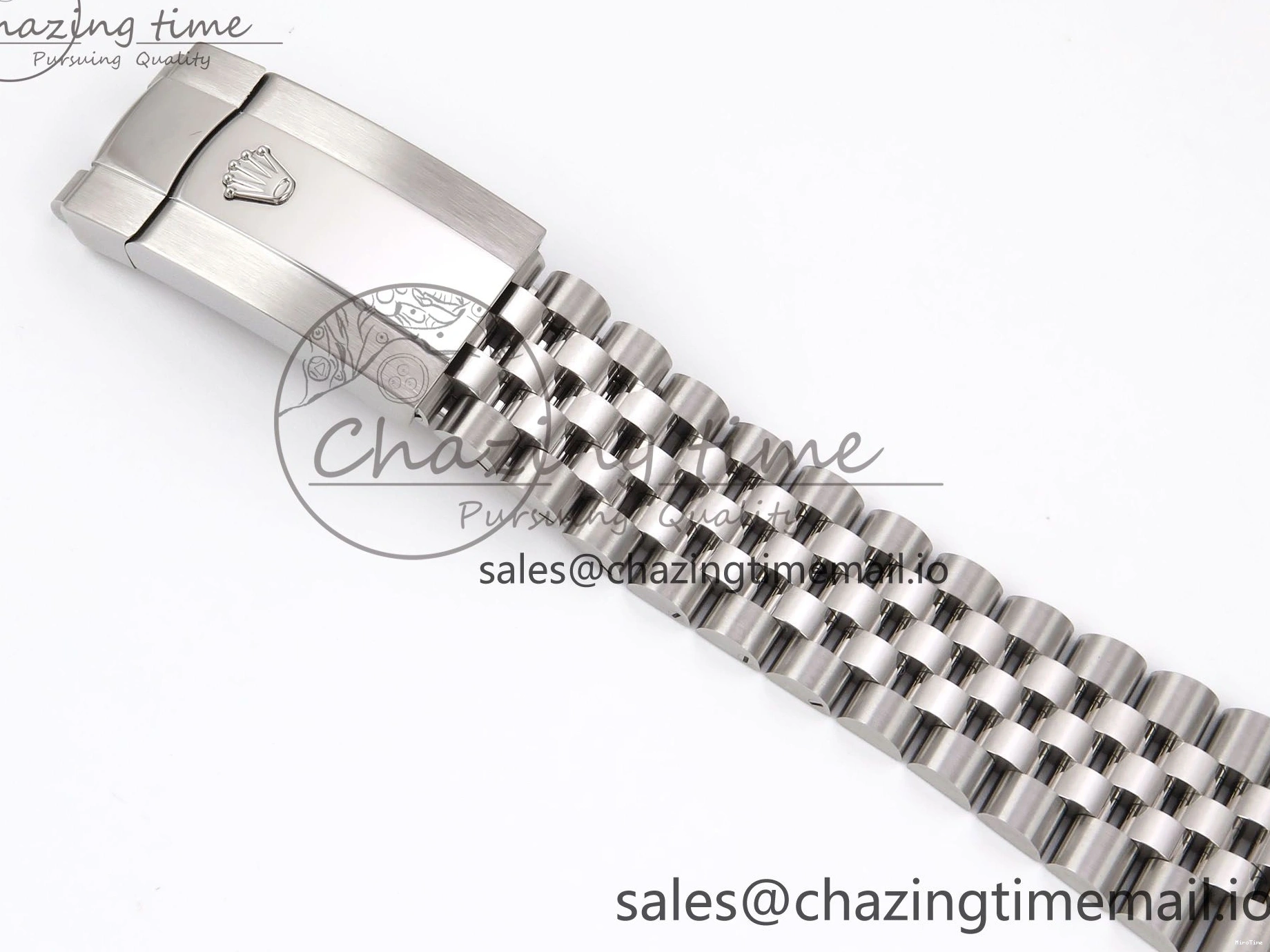 MiroTime 0515 Timeless DateJust 41 126334 EWEF Best Edition Gray Diamonds Dial on Jubilee Bracelet A 1042